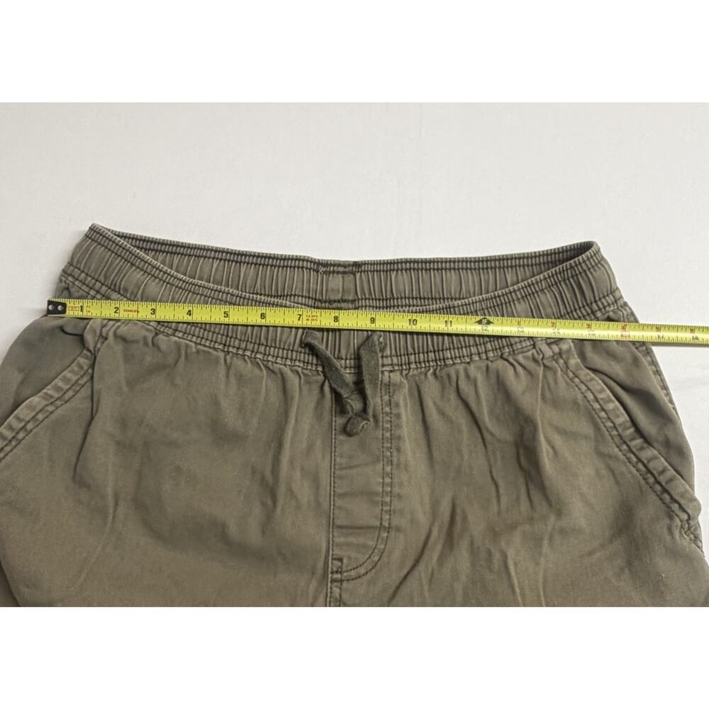 Faded Glory Pants Men Medium Cargo Jogger Streetwear Style Army Green Ankle Cuff - Picture 12 of 12